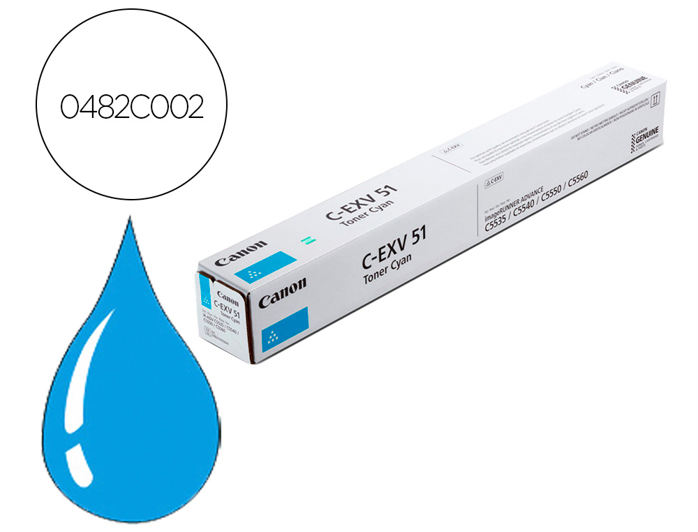 TONER CANON EXV51 IR C5335 C5540 C55000 CIAN