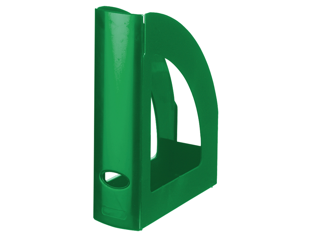 REVISTERO PLASTICO Q-CONNECT VERDE OPACO
