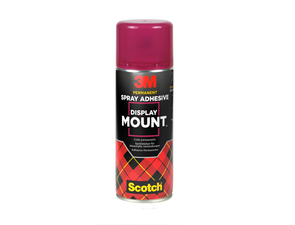 PEGAMENTO 3M SPRAY DISPLAY MOUNT ADHESIVO PERMANENTE BOTE DE 400 ML